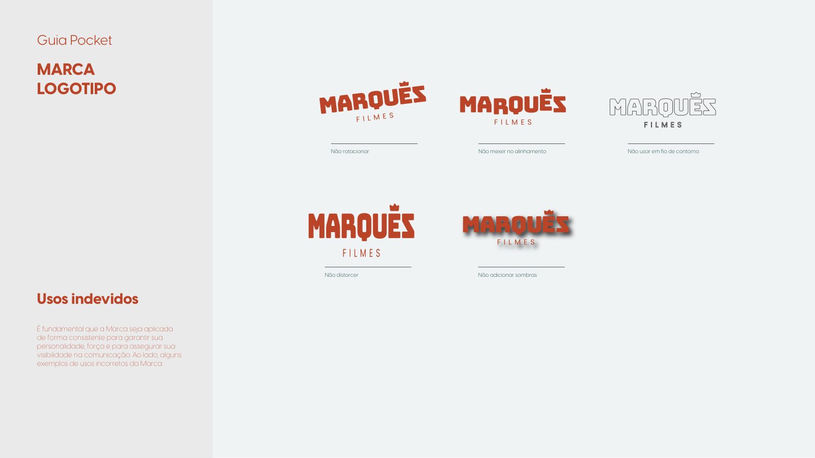 Usos indebidos del logotipo — lo que la marca rechaza