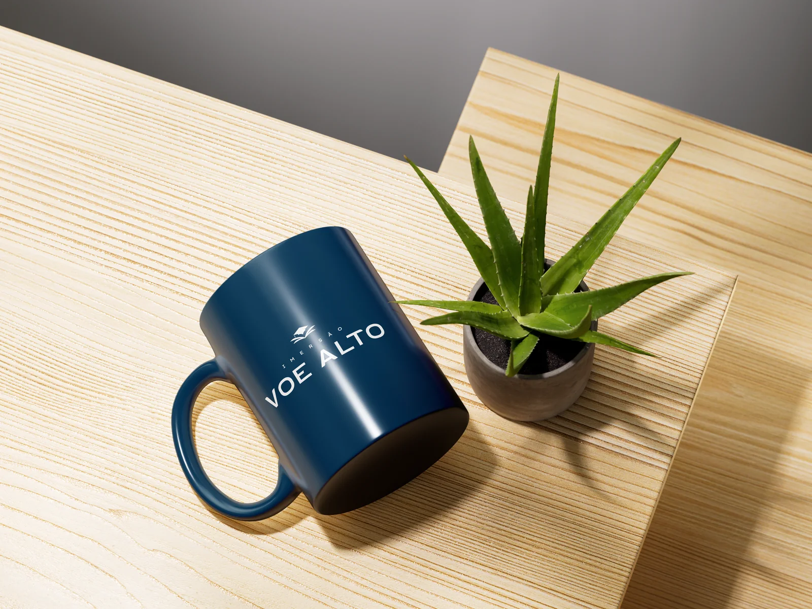Caneca oficial — brinde de mesa para gestores e patrocinadores
